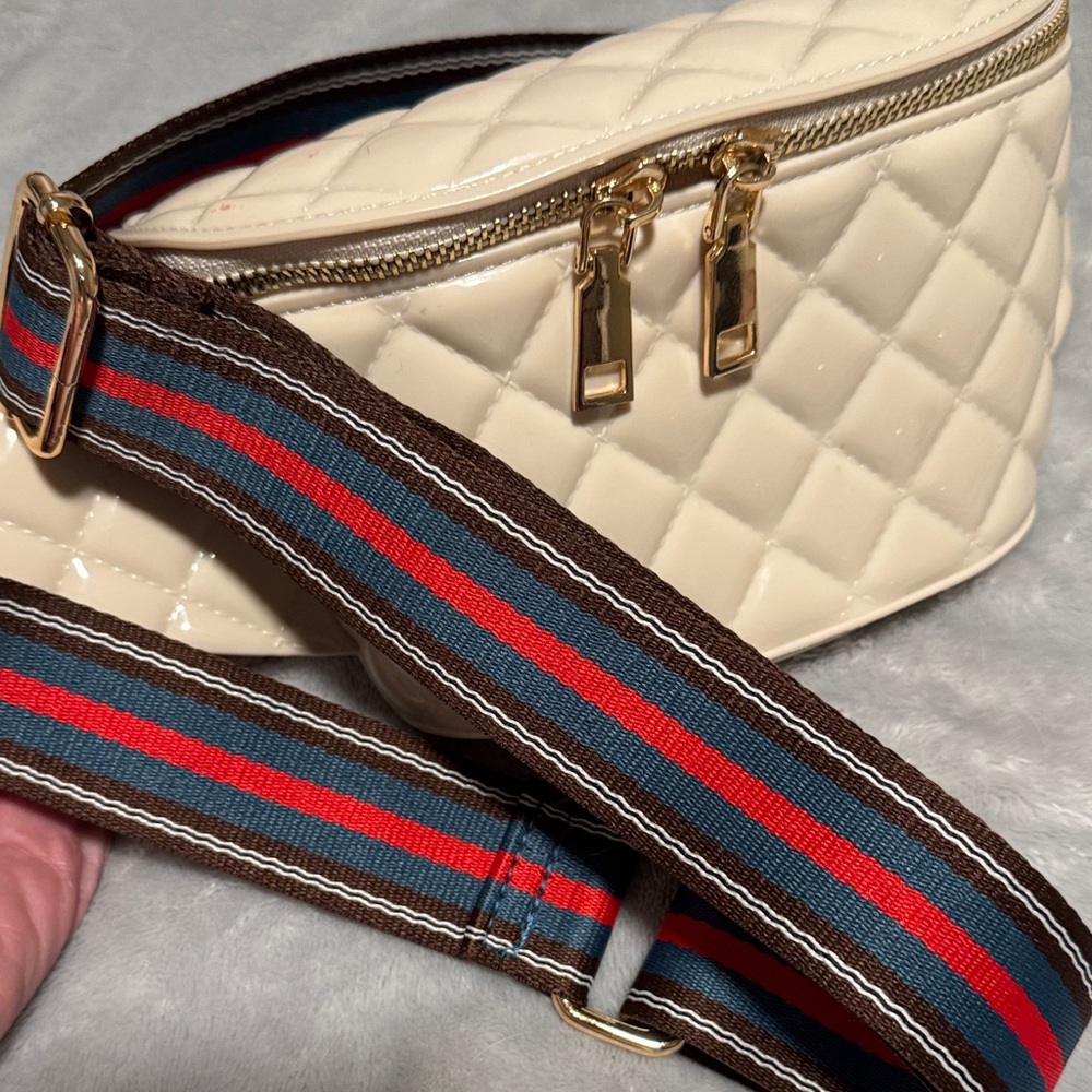 Cream Bumbag Gold hardware